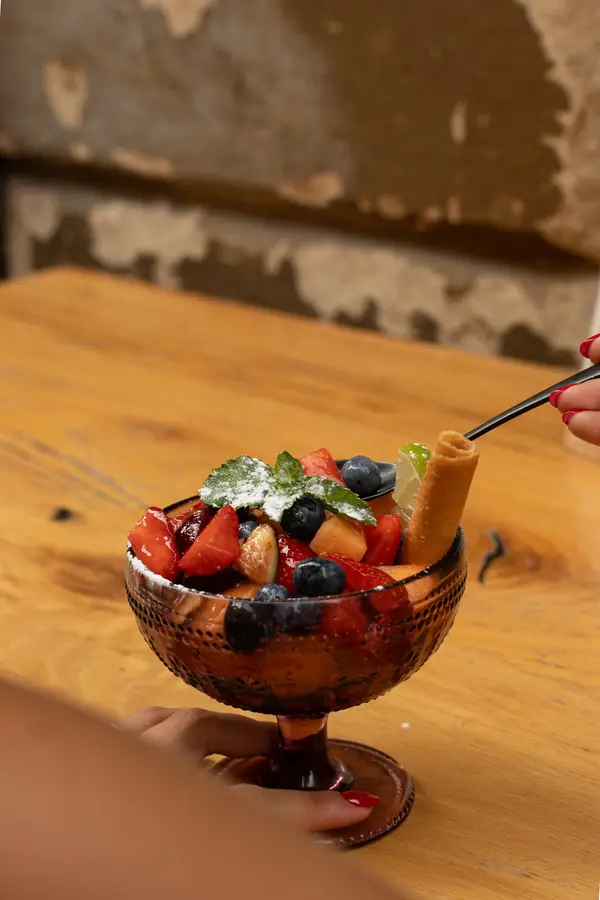 Coppa di frutta fresca – Hosteria il Punto Rosa, Verona
