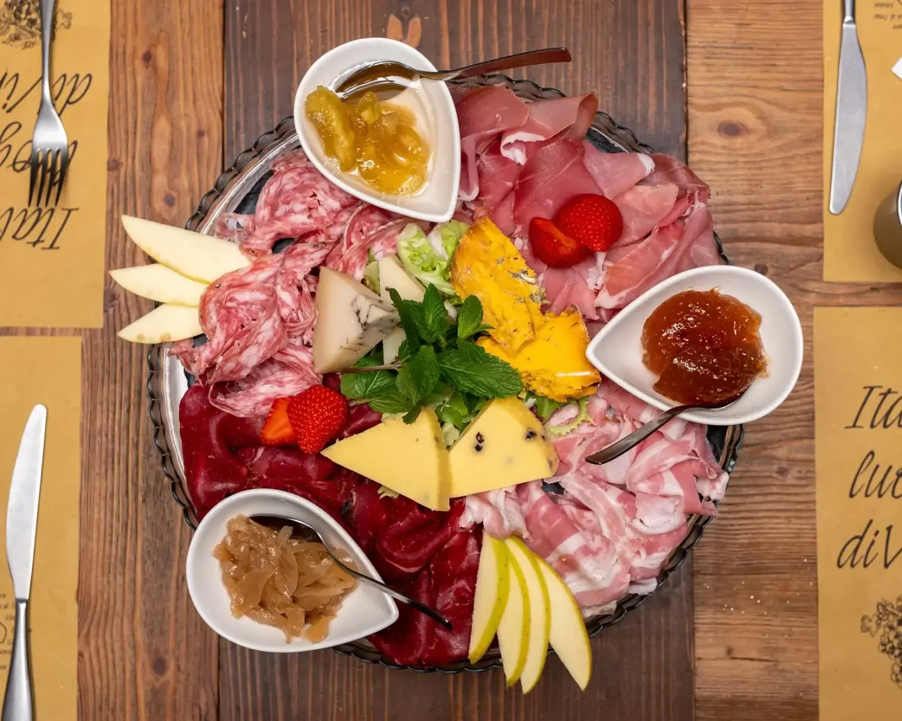 Tagliere di salumi del territorio – Punto Rosa