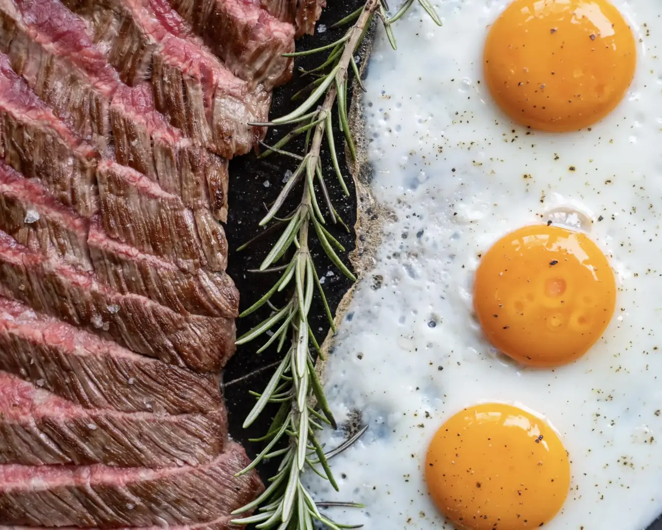 Tagliata di diaframma Black Angus – Punto Rosa